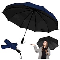 Paraguas Plegable con Protección UV Sombrilla de Mano K01 AZ
